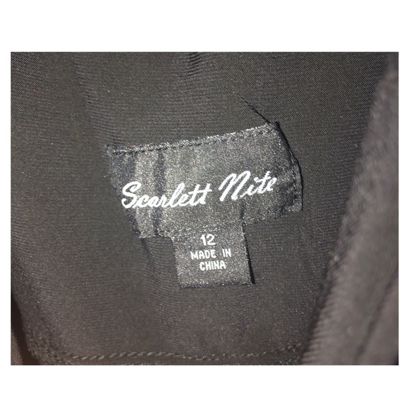 Scarlett Nite Black Cocktail Dress 12 - Picture 2 of 5